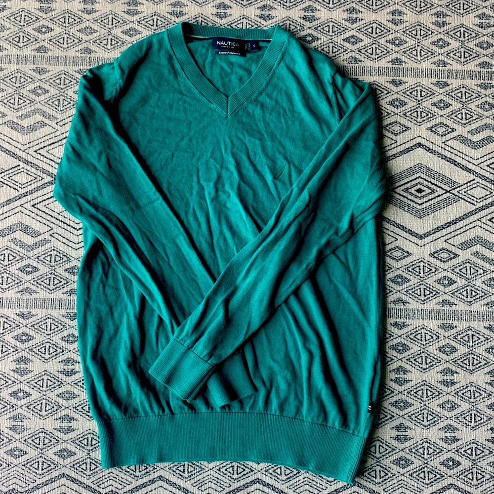 Náutica Cotton V-Neck Sweater